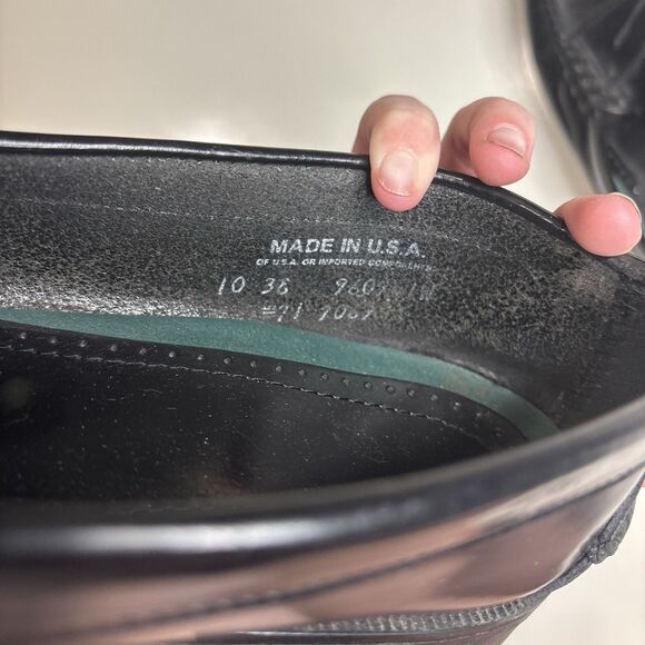 Sebago Classic Dan Penny Loafers Mens Size 10 Black Leather Made in USA Slip On main image 2